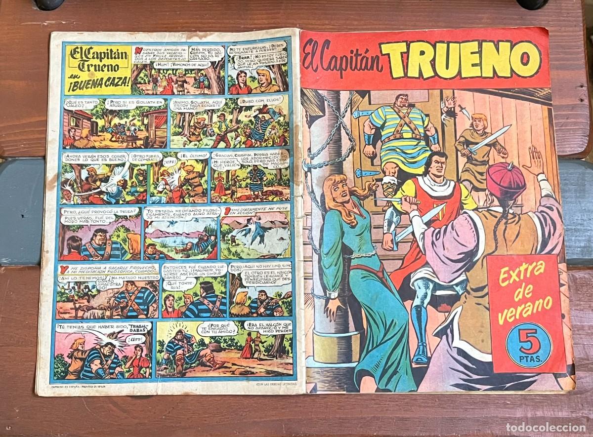 Tebeos: COMIC CAPITAN TRUENO ORIGINAL EXTRA DE VERANO 1958 - Foto 1