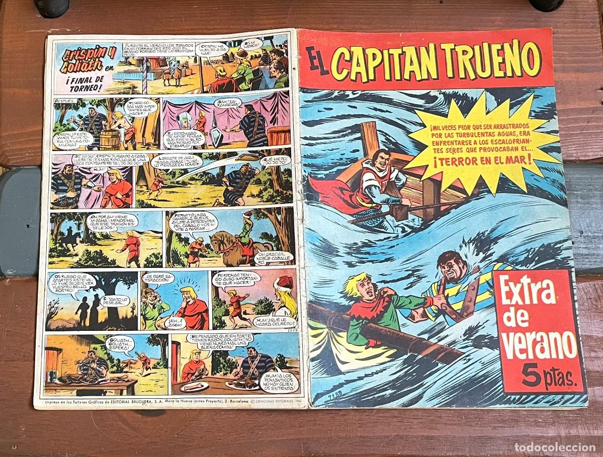 Tebeos: COMIC CAPITAN TRUENO ORIGINAL EXTRA DE VERANO 1960 - Foto 1