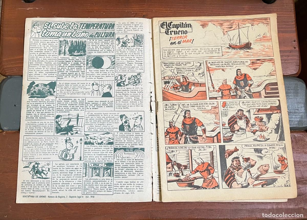 Tebeos: COMIC CAPITAN TRUENO ORIGINAL EXTRA DE VERANO 1960 - Foto 2