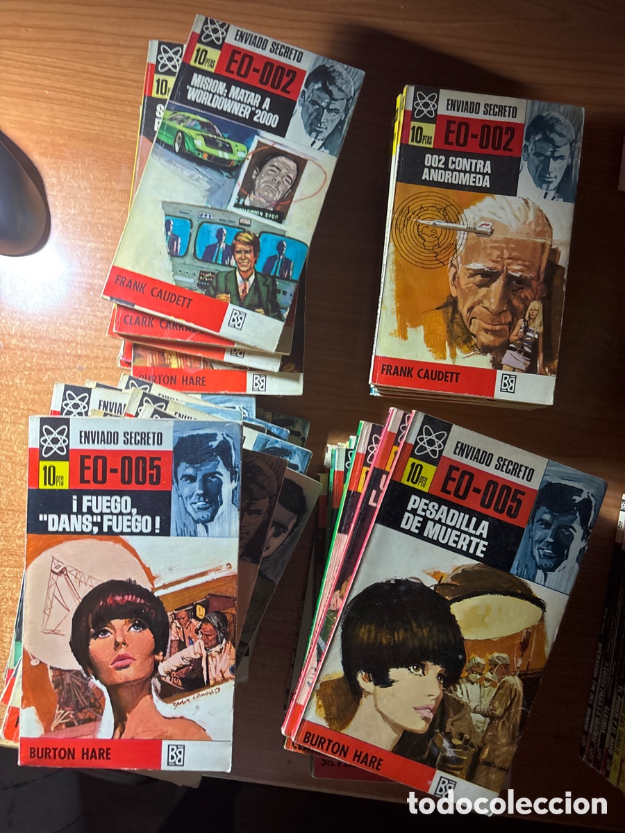 Tebeos: ENVIADO SECRETO EO - 002 COLECCION COMPLETA 134 NUMEROS BRUGUERA SILVER KANE CLARK GARRADOS ETC