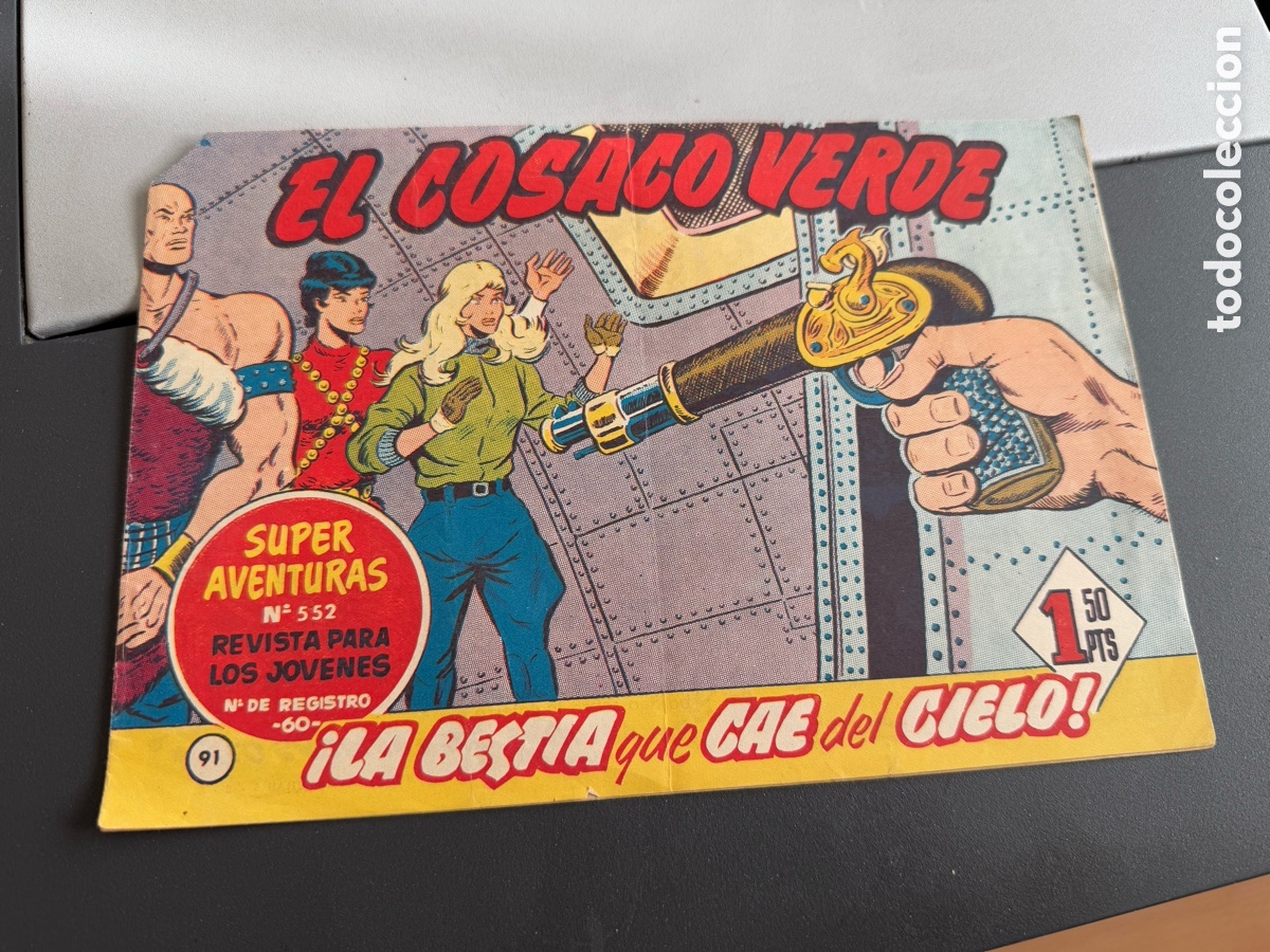 Tebeos: EL COSACO VERDE. N 91. Original