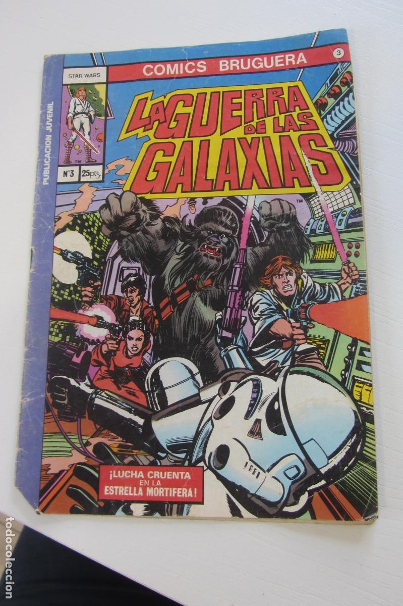 Tebeos: LA GUERRA DE LAS GALAXIAS N&ordm; 3 - BRUGUERA 1977 ARX197