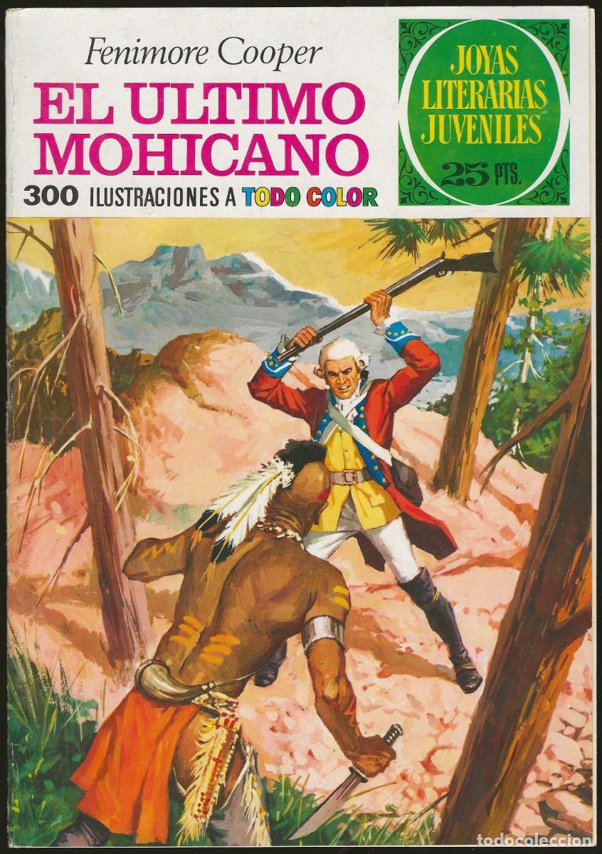 Tebeos: JOYAS LITERRARIAS JUVENILES -- N&ordm; 12 EL &Uacute;LTIMO MOHICANO