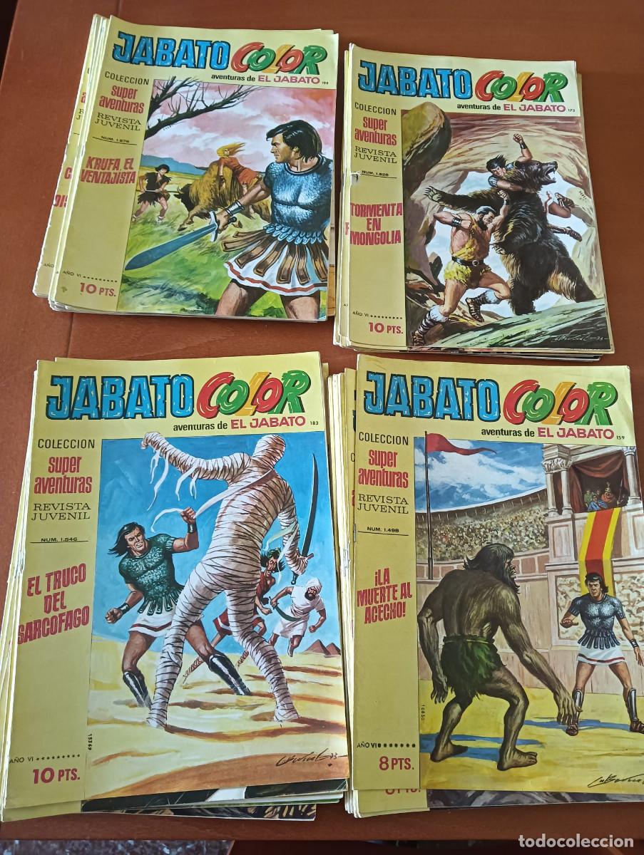 Comics: JABATO COLOR EDITORIAL BRUGUERA LOTE DE 51 N&ordm;.