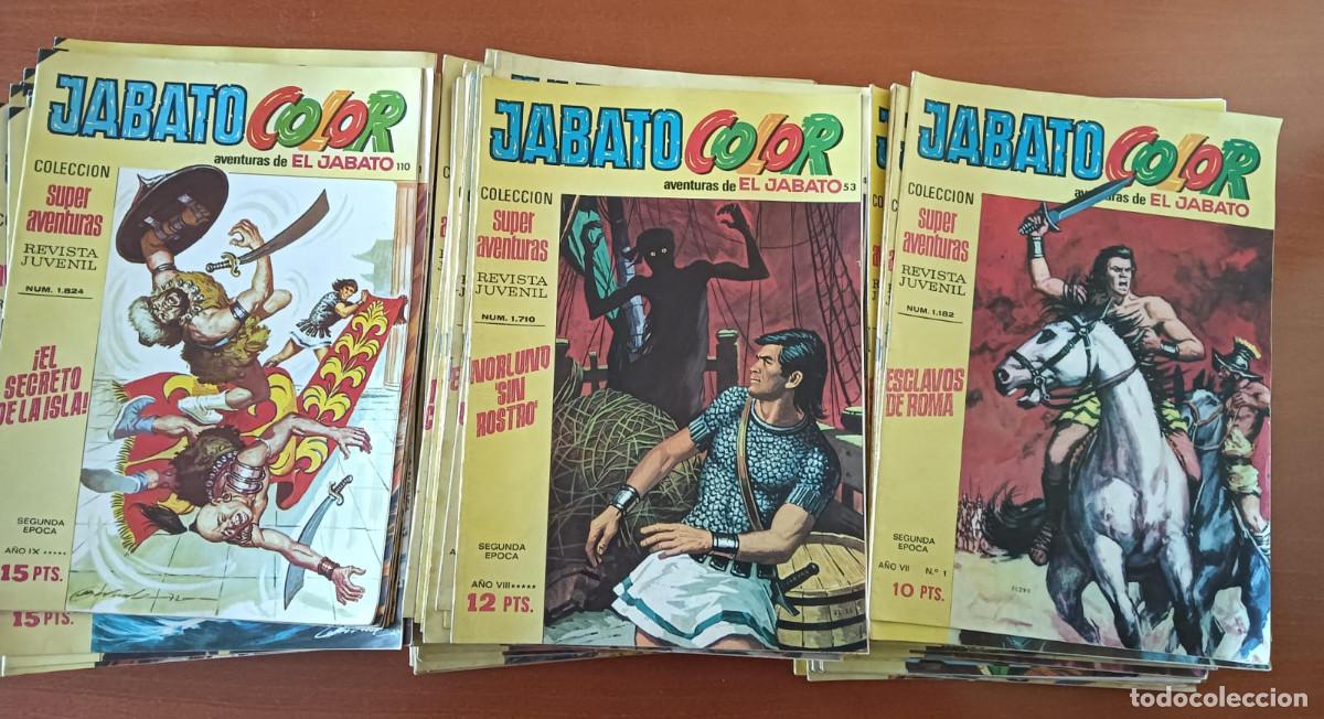 Tebeos: JABATO COLOR 2&ordf; EDICI&Oacute;N EDITORIAL BRUGUERA COMPLETA A FALTA DE 5 N&ordm;.