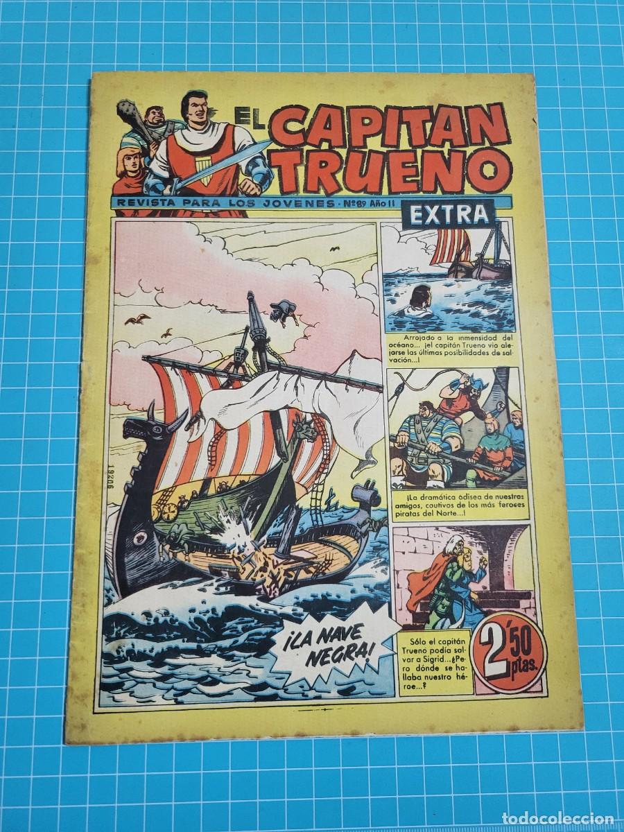 Tebeos: El capit&aacute;n trueno extra, N.&ordm; 89. Bruguera, 3 bolsa 1.