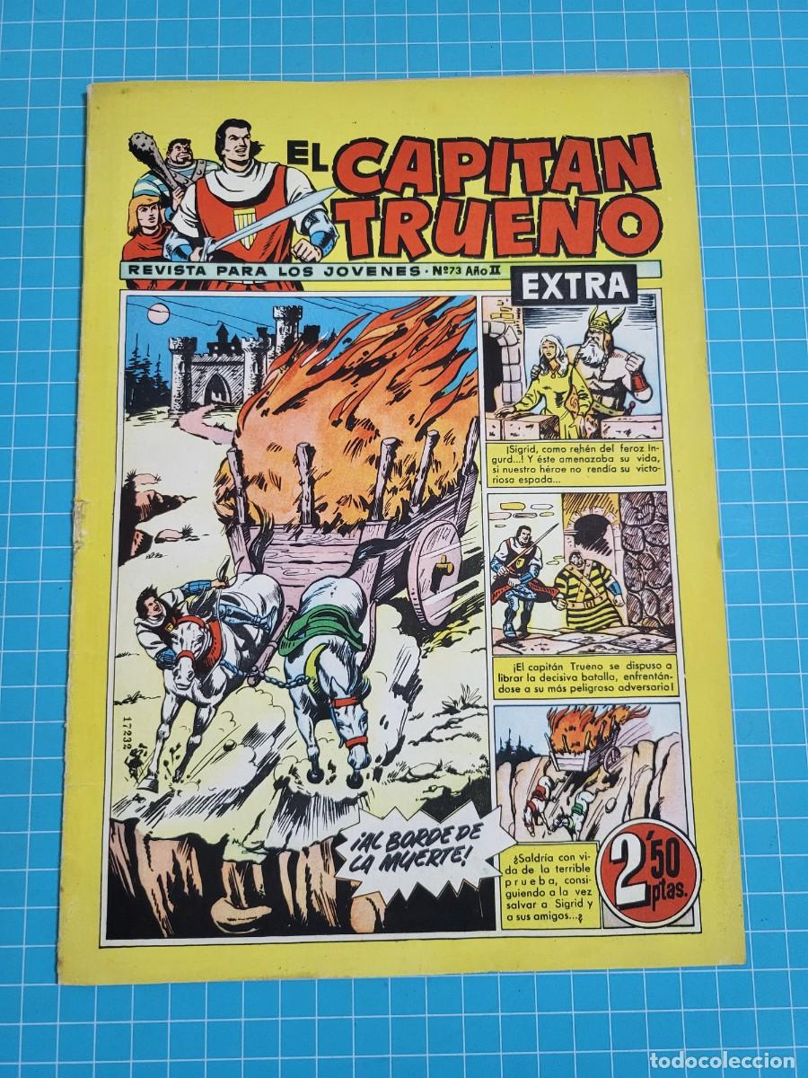 Tebeos: El capit&aacute;n trueno extra, N.&ordm; 73. Bruguera, 3 bolsa 1.