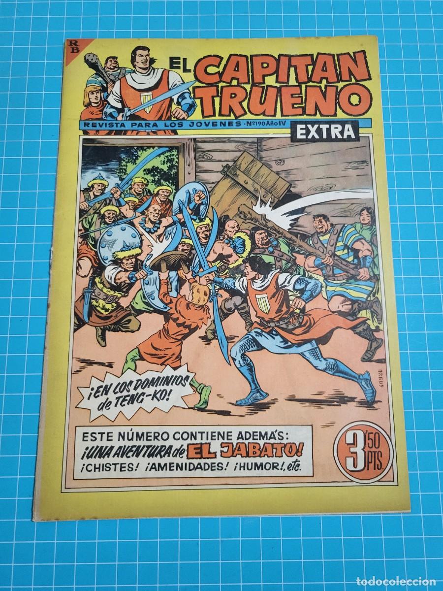 Tebeos: El capit&aacute;n trueno extra, N.&ordm; 190. Bruguera, 3 bolsa 1.