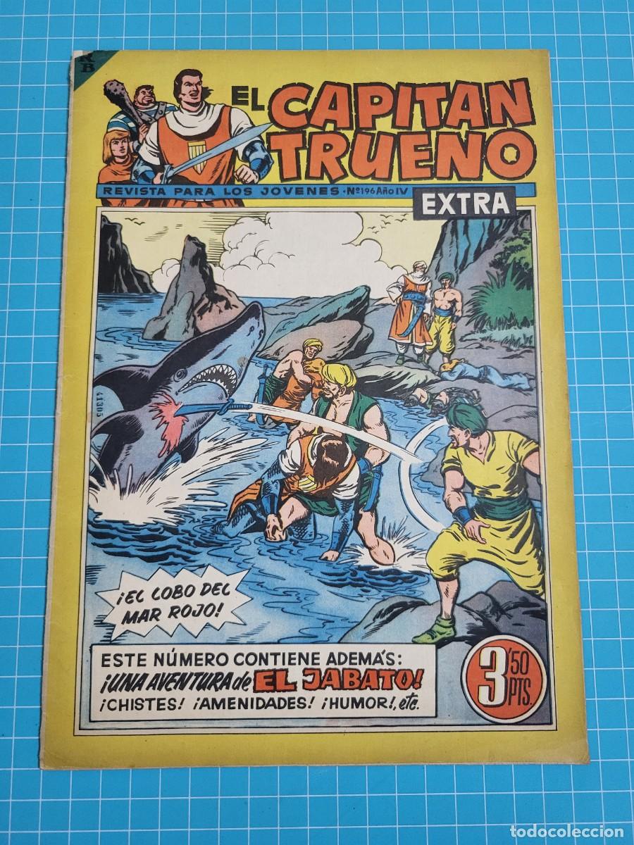 Tebeos: El capit&aacute;n trueno extra, N.&ordm; 196. Bruguera, 3 bolsa 1.