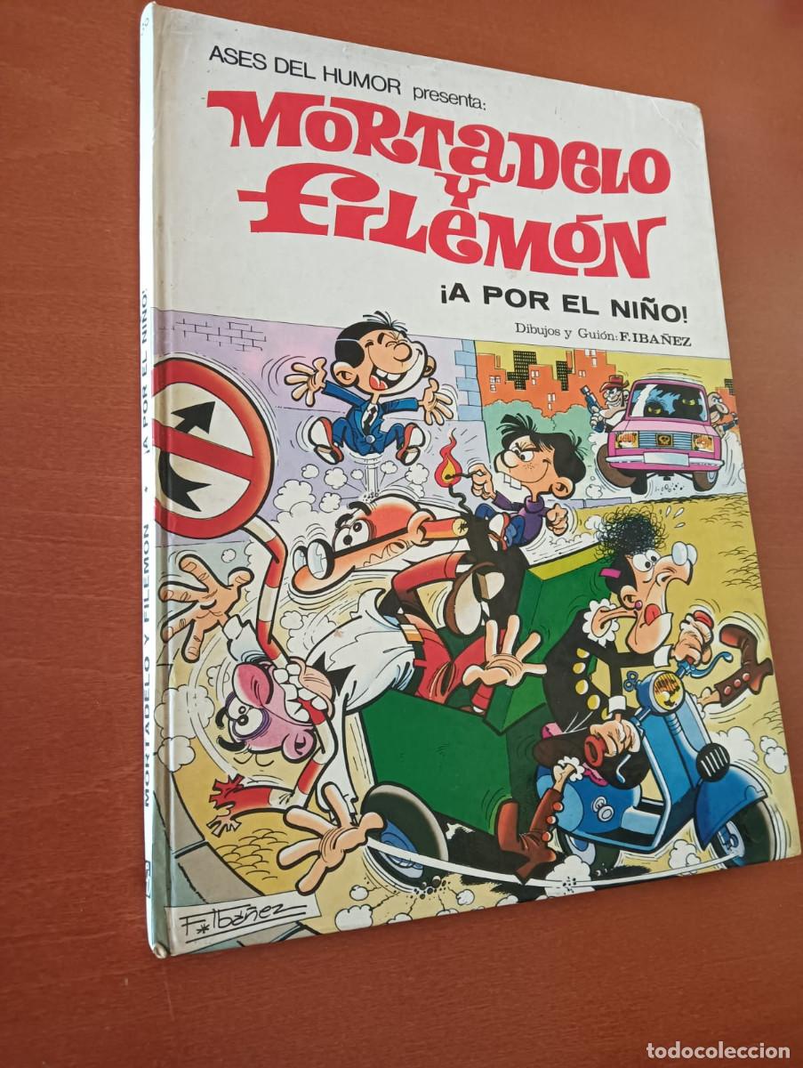 Tebeos: MORTADELO Y FILEM&Oacute;N ASES DEL HUMOR N&ordm; 39 &iexcl;A POR EL NI&Ntilde;O! EDITORIAL BRUGUERA