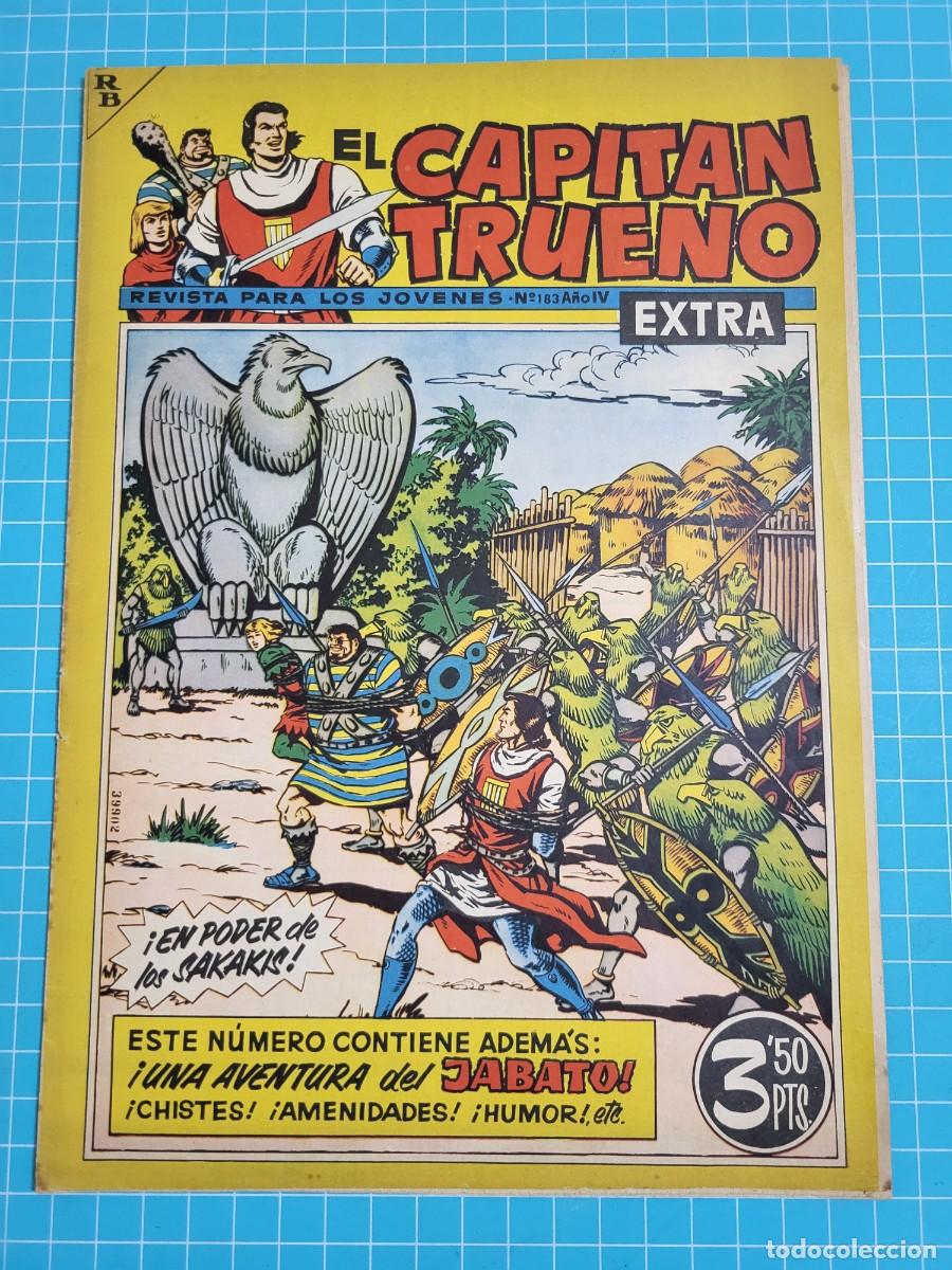 Tebeos: El capit&aacute;n trueno extra, N.&ordm; 183. Bruguera, 3 bolsa 1.
