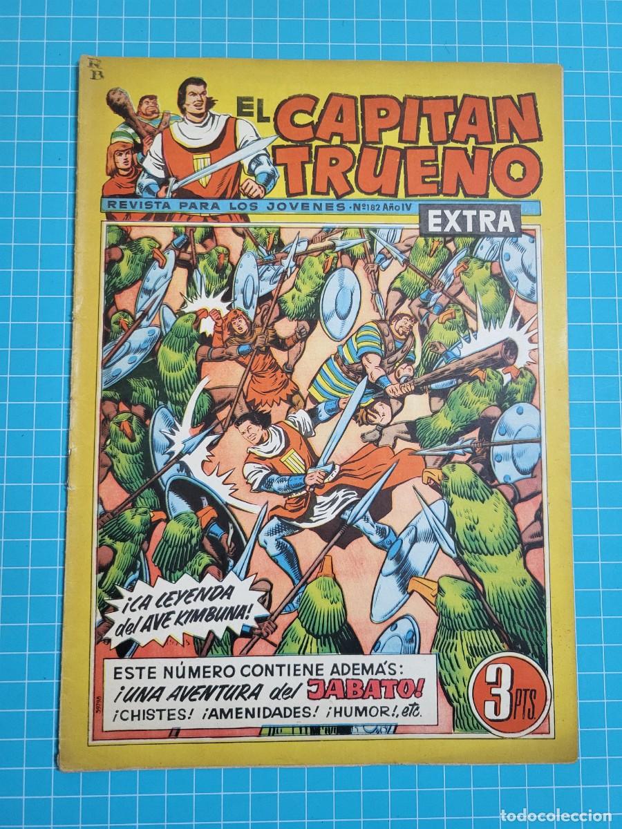 Tebeos: El capit&aacute;n trueno extra, N.&ordm; 182. Bruguera, 3 bolsa 1.