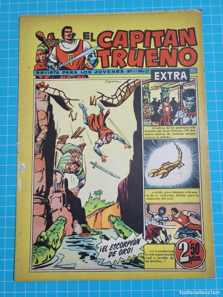 Livros de Banda Desenhada: El capit&aacute;n trueno extra, N.&ordm; 97. Bruguera, 3 bolsa 1.