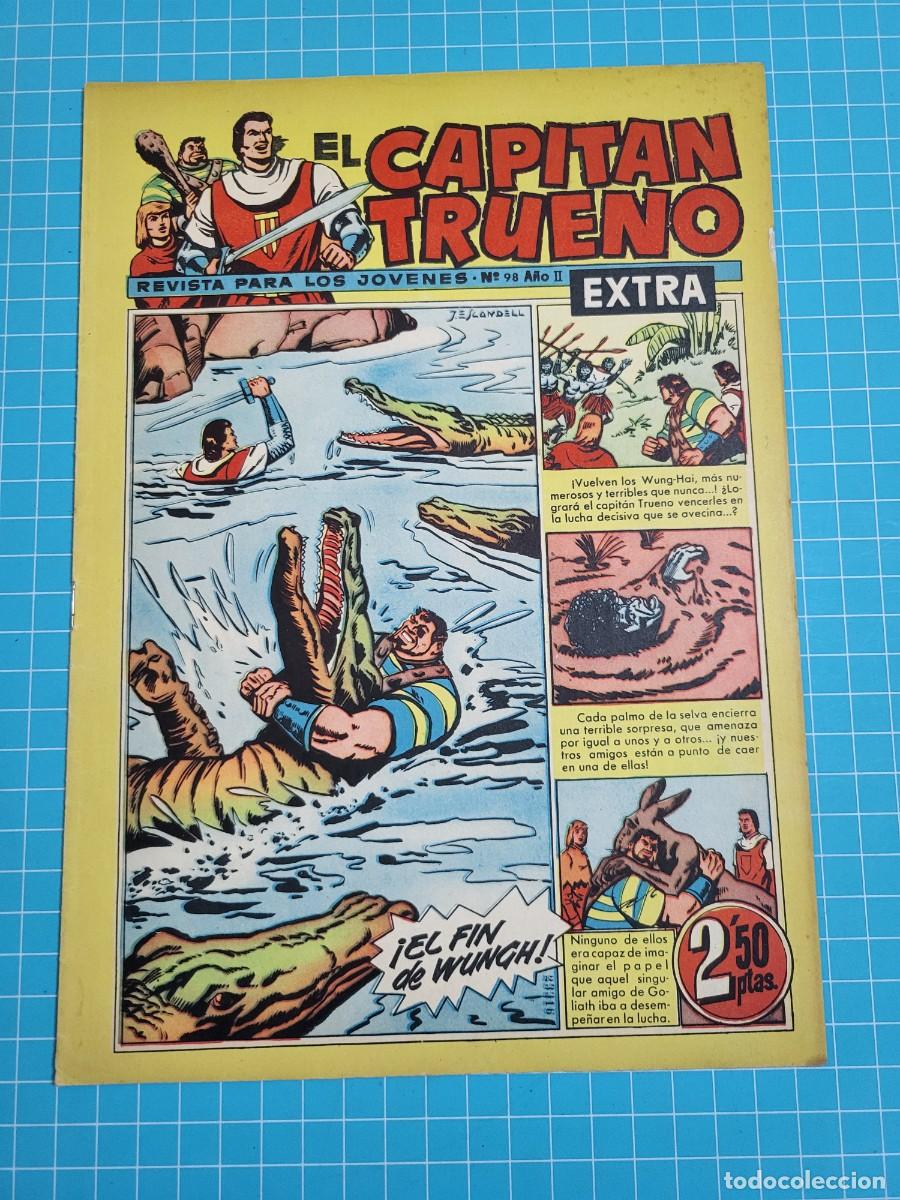 Tebeos: El capit&aacute;n trueno extra, N.&ordm; 98. Bruguera, 3 bolsa 1.