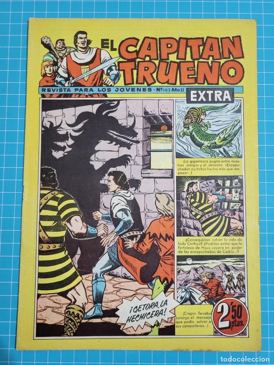 Tebeos: El capit&aacute;n trueno extra, N.&ordm; 102. Bruguera, 3 bolsa 1.
