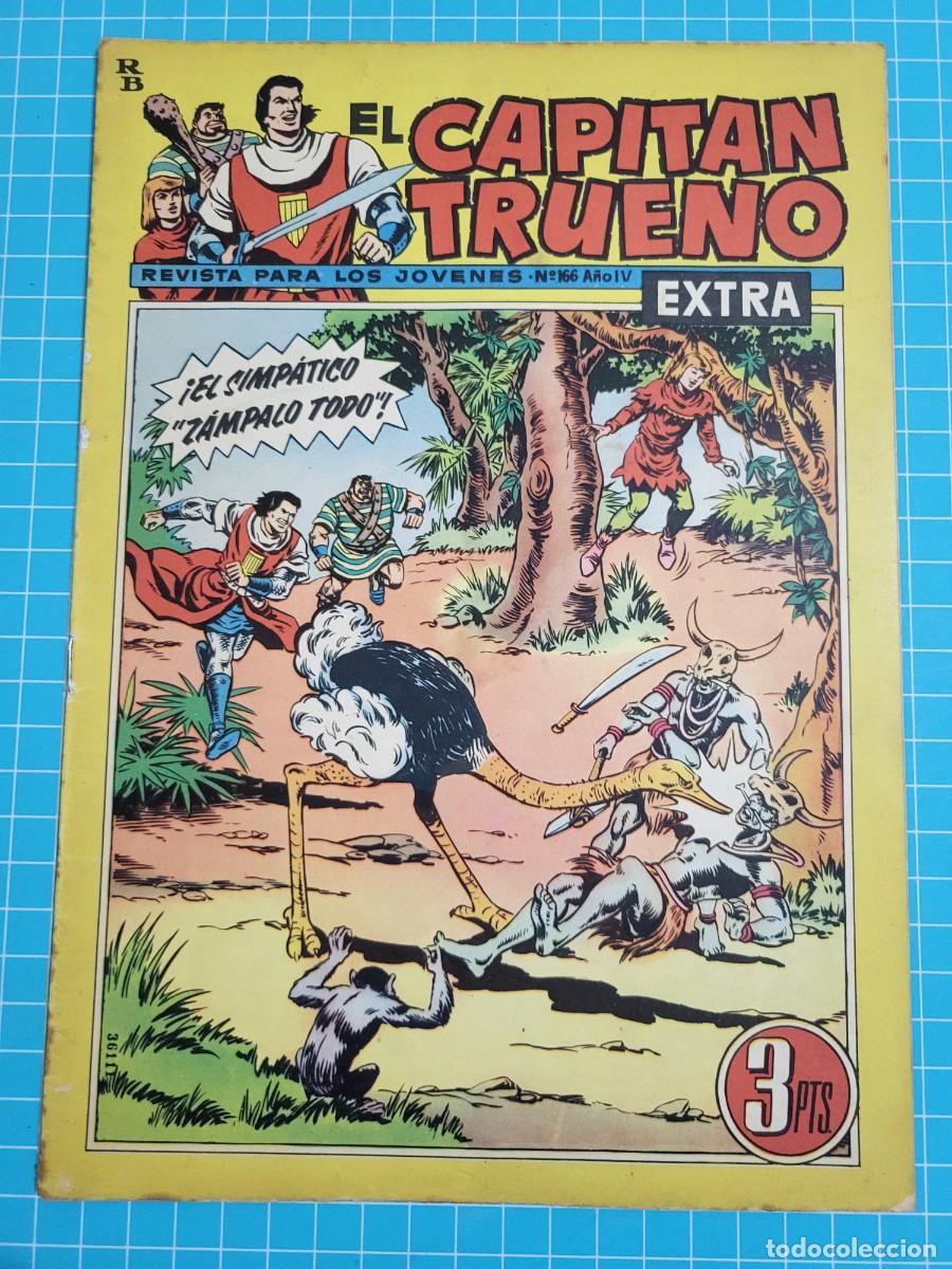 Tebeos: El capit&aacute;n trueno extra, N.&ordm; 166. Bruguera, 3 bolsa 1.
