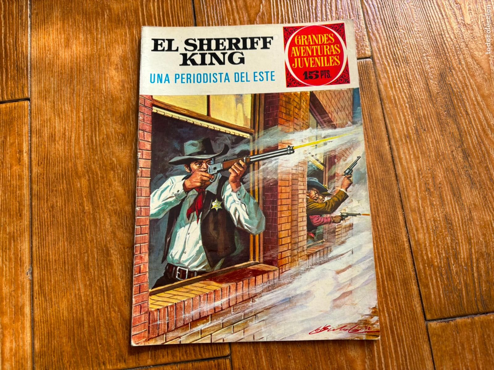 Tebeos: GRANDES AVENTURAS JUVENILES N&ordm; 31 EL SHERIFF KING UN PERIODISTA DEL ESTE EDITORIAL BRUGUERA