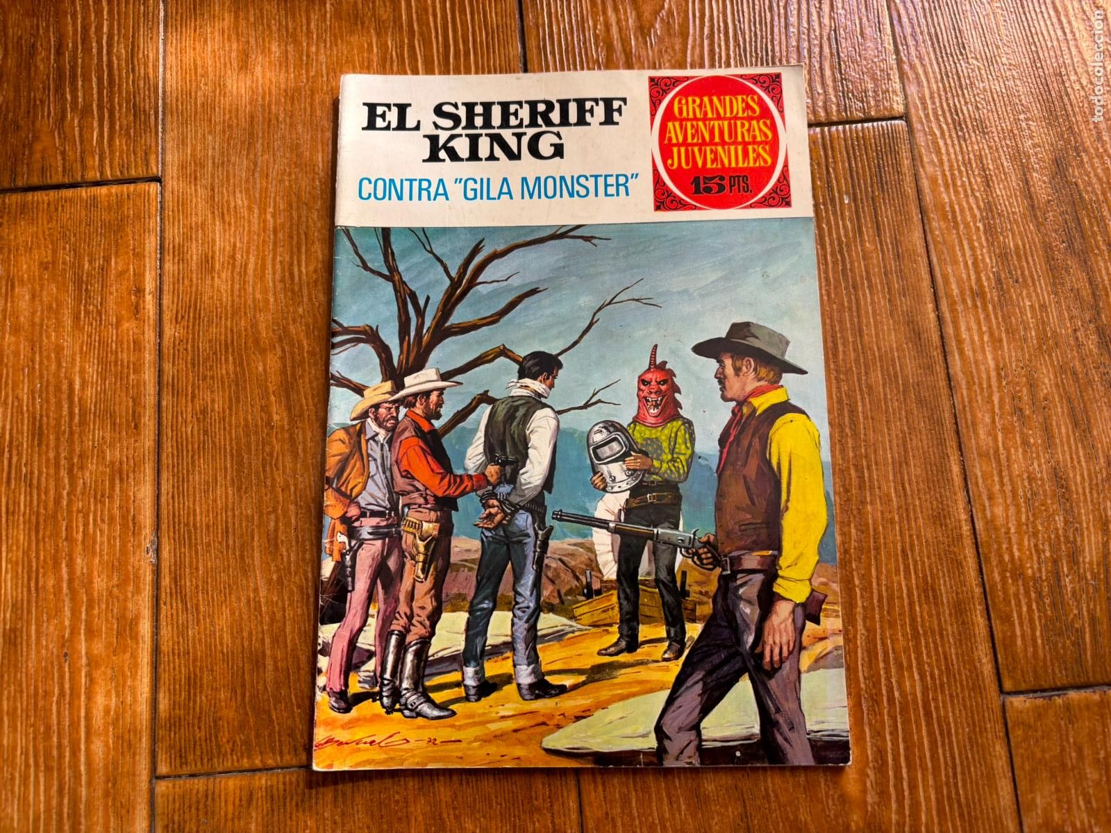 Tebeos: GRANDES AVENTURAS JUVENILES N&ordm; 24 EL SHERIFF KING CONTRA GILA MONSTER EDITORIAL BRUGUERA