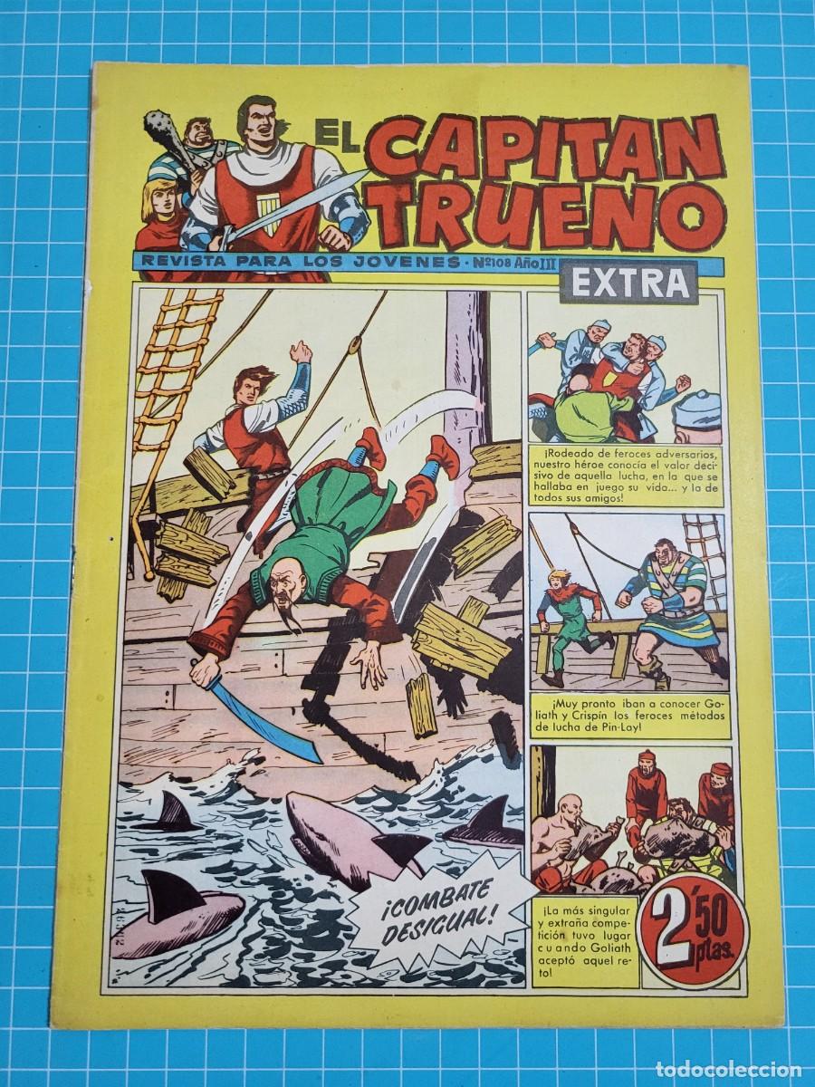 Tebeos: El capit&aacute;n trueno extra, N.&ordm; 108. Bruguera, 3 bolsa 1.