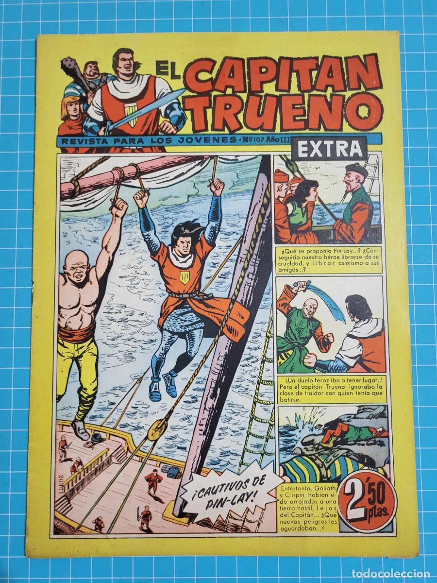 Tebeos: El capit&aacute;n trueno extra, N.&ordm; 107. Bruguera, 3 bolsa 1.