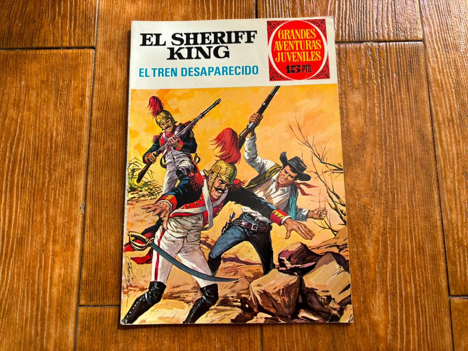 Tebeos: GRANDES AVENTURAS JUVENILES N&ordm; 6 EL SHERIFF KING EL TREN DESAPARECIDO EDITORIAL BRUGUERA