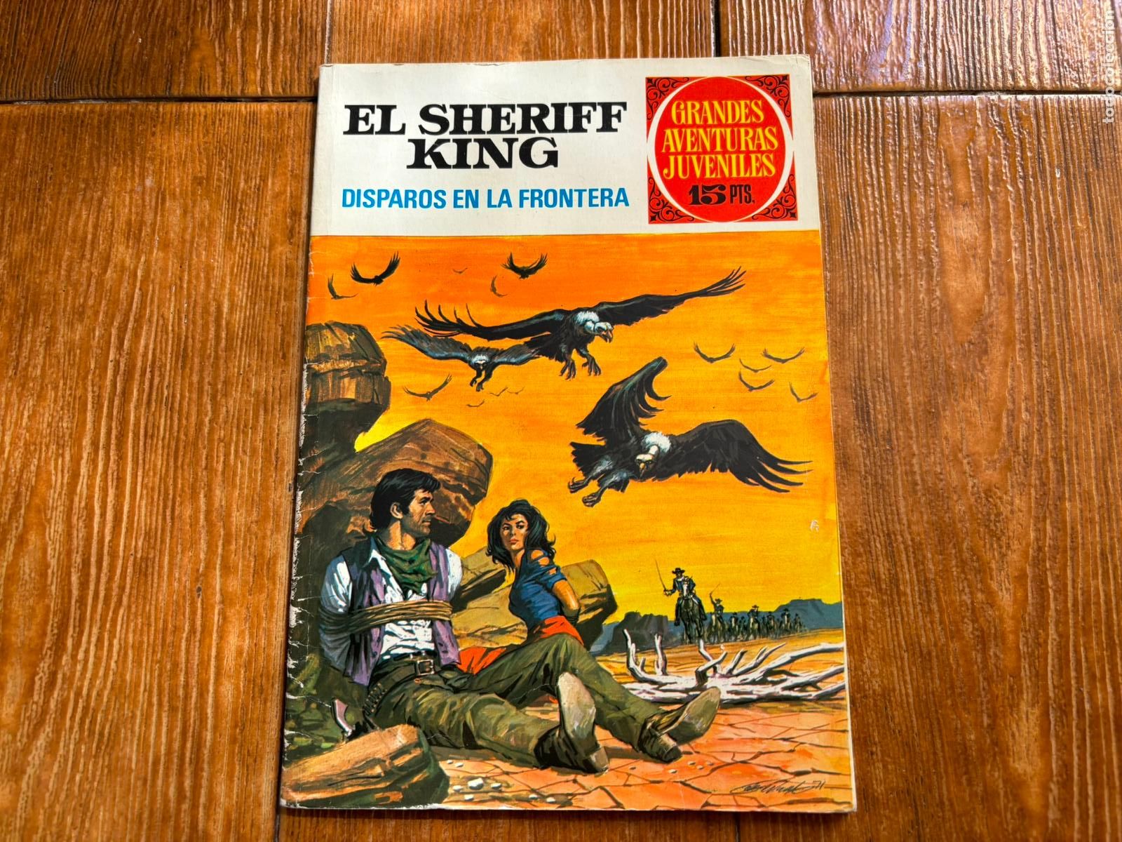 Tebeos: GRANDES AVENTURAS JUVENILES N&ordm; 2 EL SHERIFF KING DISPAROS EN LA FRONTERA EDITORIAL BRUGUERA