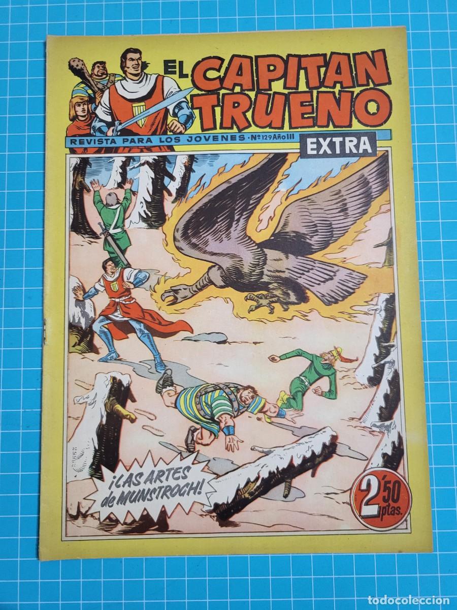 Tebeos: El capit&aacute;n trueno extra, N.&ordm; 129. Bruguera, 3 bolsa 1.
