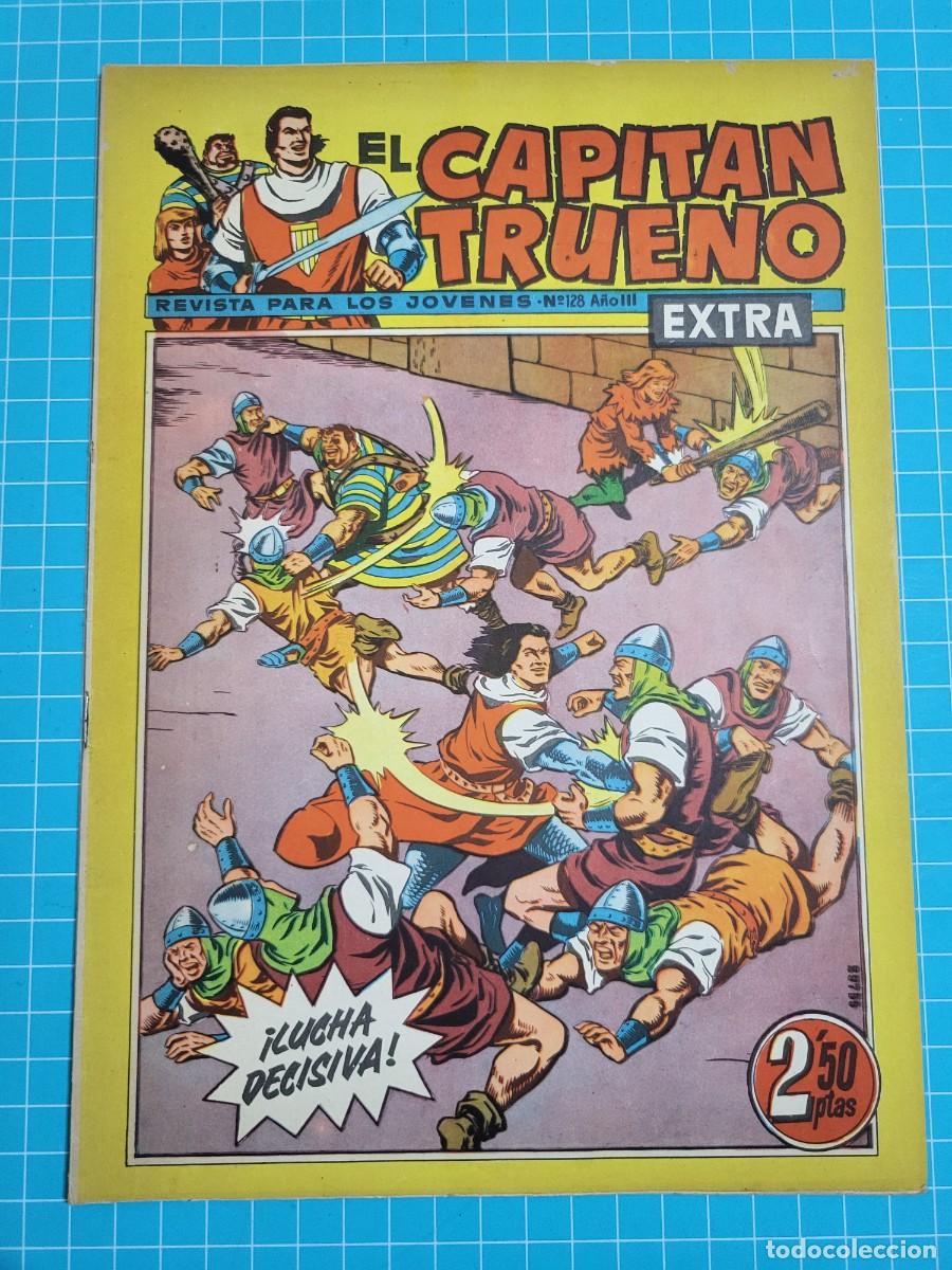 Tebeos: El capit&aacute;n trueno extra, N.&ordm; 128. Bruguera, 3 bolsa 1.