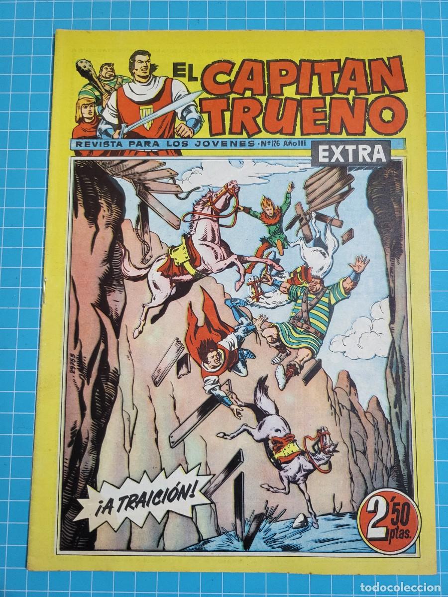 Tebeos: El capit&aacute;n trueno extra, N.&ordm; 126. Bruguera, 3 bolsa 1.