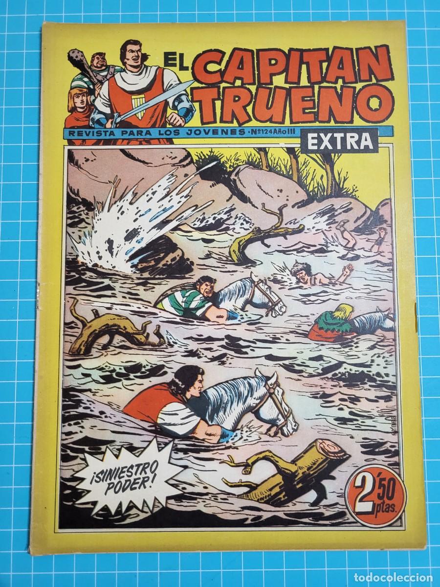 Tebeos: El capit&aacute;n trueno extra, N.&ordm; 124. Bruguera, 3 bolsa 1.