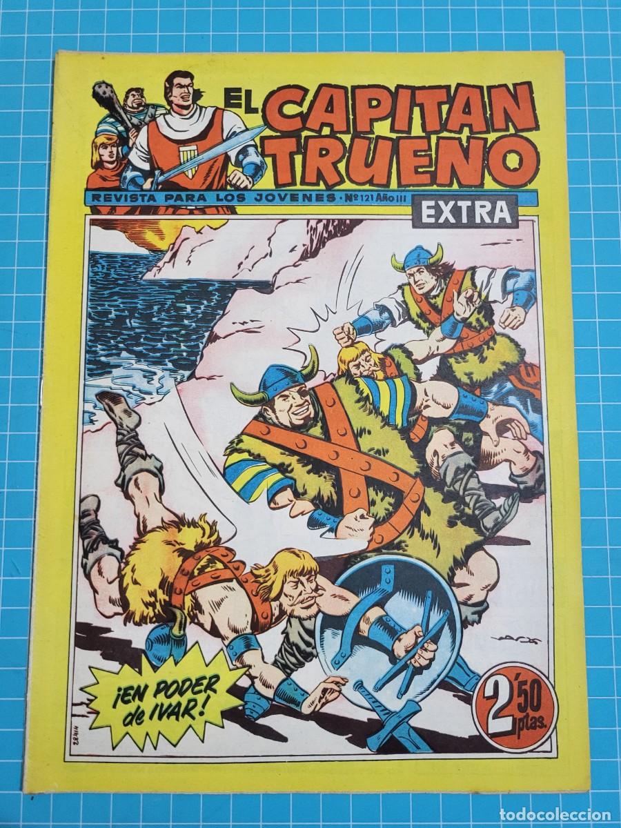Tebeos: El capit&aacute;n trueno extra, N.&ordm; 121. Bruguera, 3 bolsa 1.