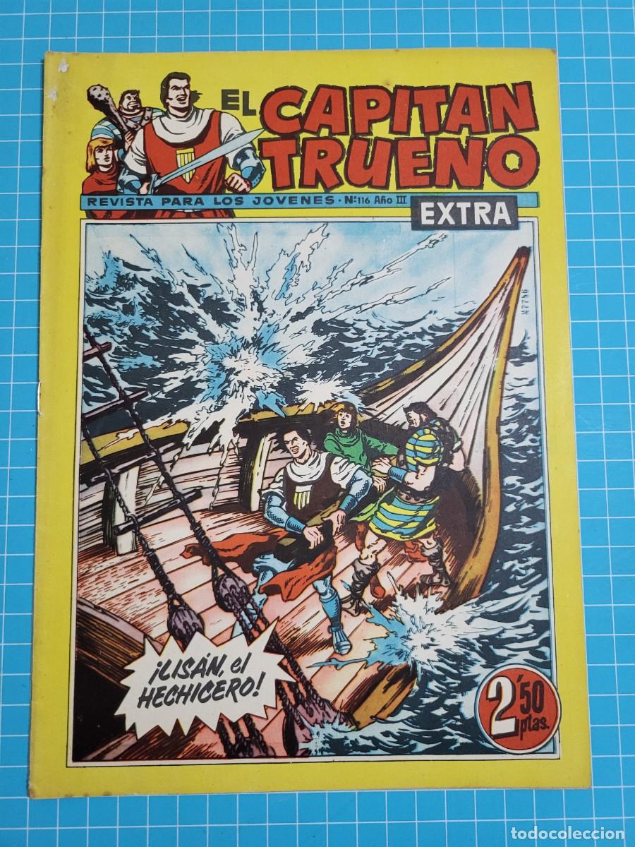 Tebeos: El capit&aacute;n trueno extra, N.&ordm; 116. Bruguera, 3 bolsa 1.