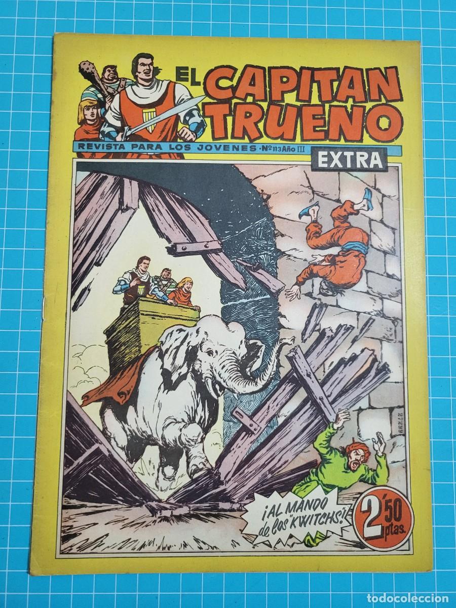 Tebeos: El capit&aacute;n trueno extra, N.&ordm; 113. Bruguera, 3 bolsa 1.