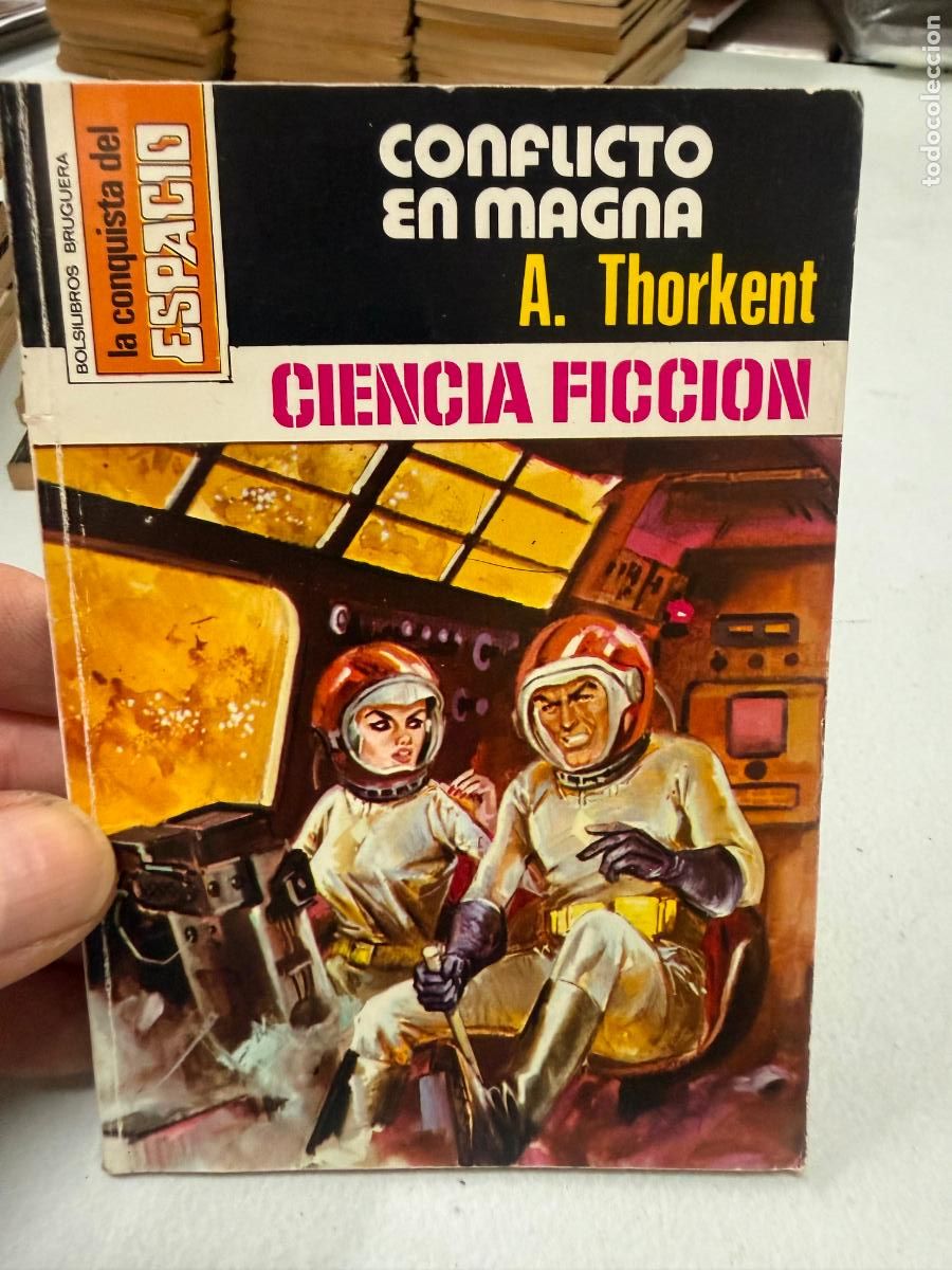 Tebeos: CIENCIA FICCION NOVELAS LA CONQUISTA DEL ESPACIO EDITORIAL BRUGUERA NUMERO 484