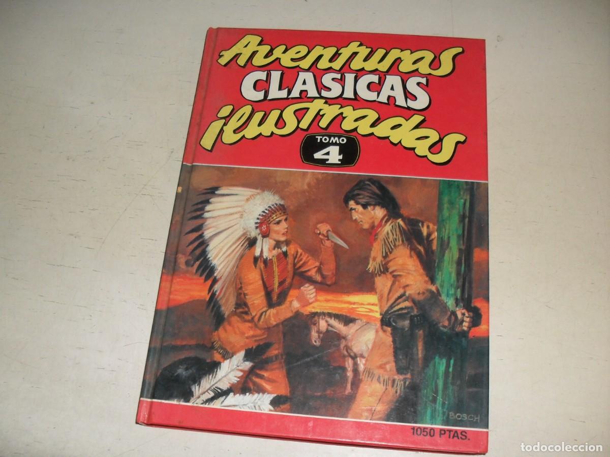Tebeos: TOMO 4,DE 5,AVENTURAS CLASICAS ILUSTRADAS,CON 7 JOYAS LITERARIAS.EDICIONES B,1988