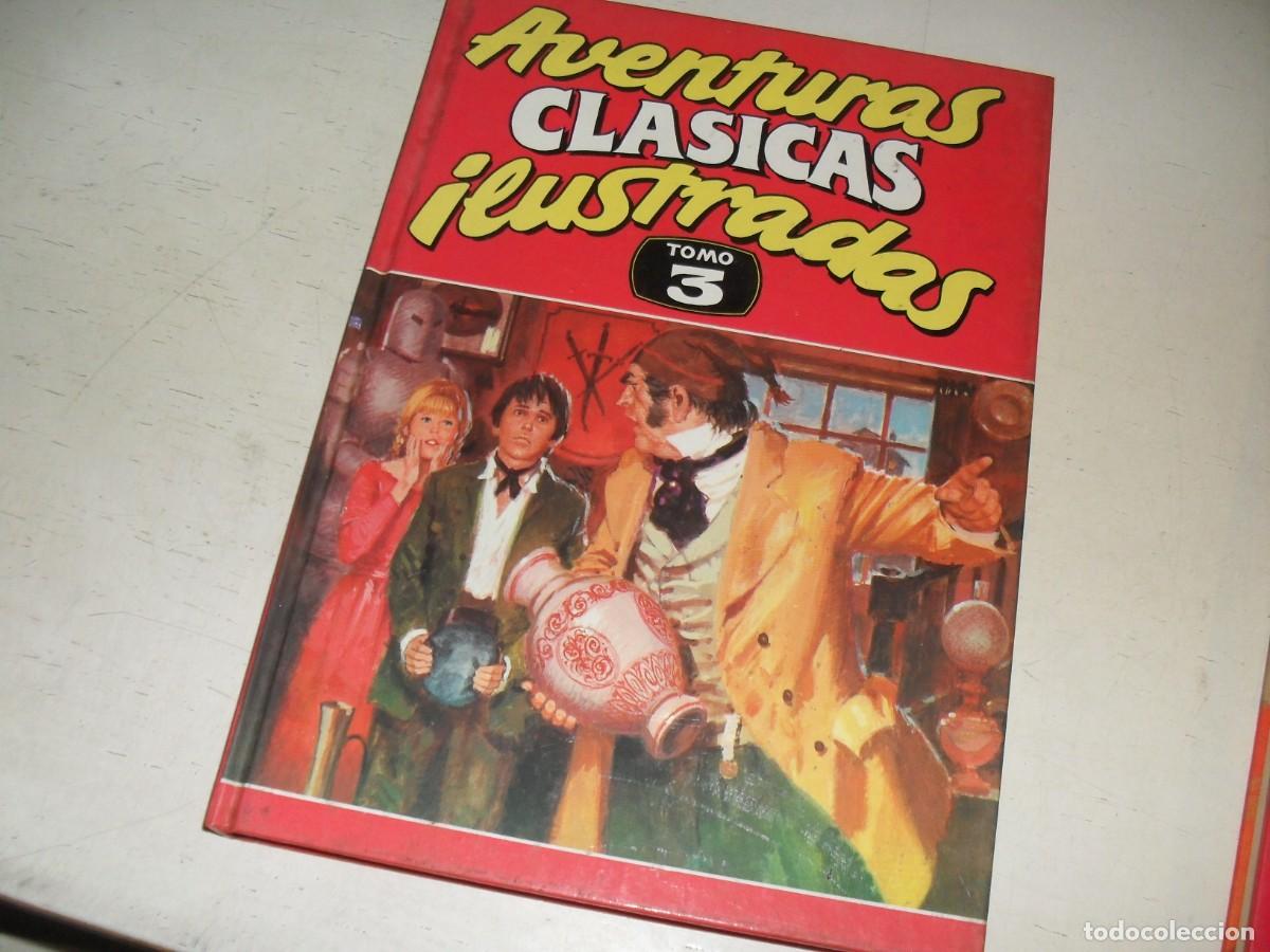 Tebeos: TOMO 3,DE 5,AVENTURAS CLASICAS ILUSTRADAS,CON 7 JOYAS LITERARIAS.EDICIONES B,1988