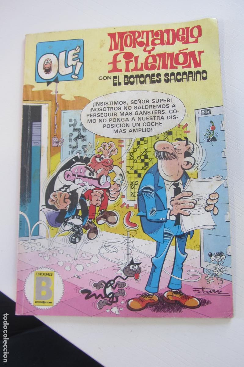 Tebeos: COLECCION OLE N&ordm; 249-M.40 MORTADELO Y FILEMON CON EL BOTONES SACARINO EDICIONES B - arx73B