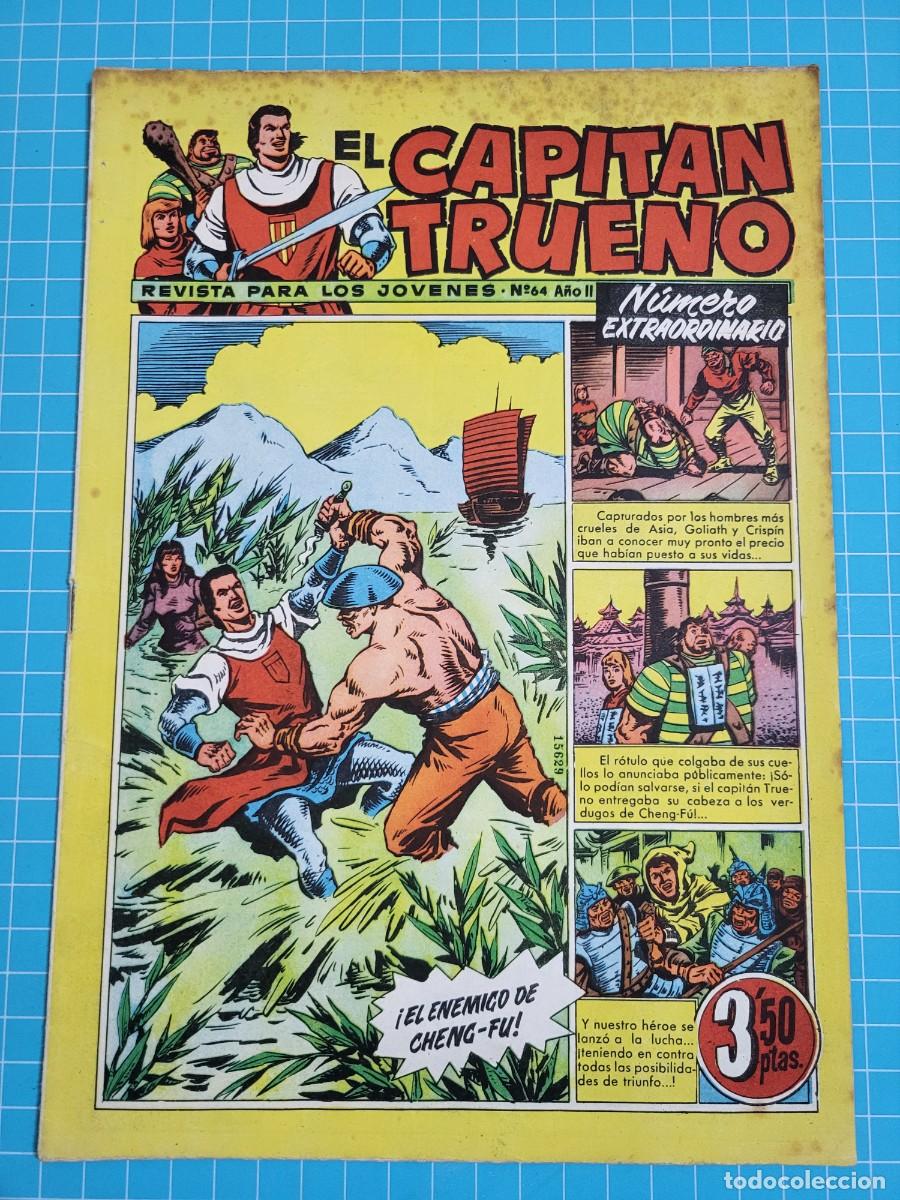 Tebeos: El capit&aacute;n trueno extra, N.&ordm; 64. Bruguera, 3 bolsa 2.