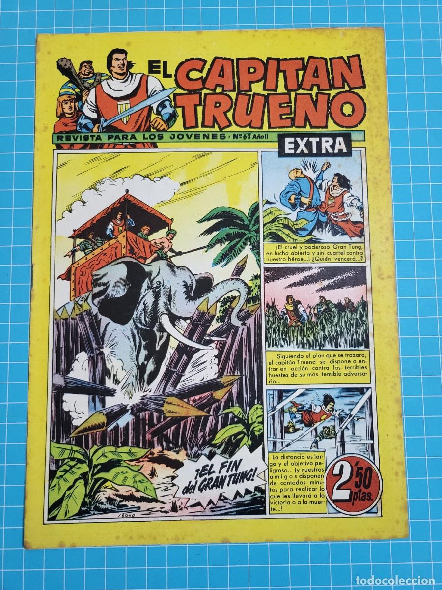 Tebeos: El capit&aacute;n trueno extra, N.&ordm; 63. Bruguera, 3 bolsa 2.