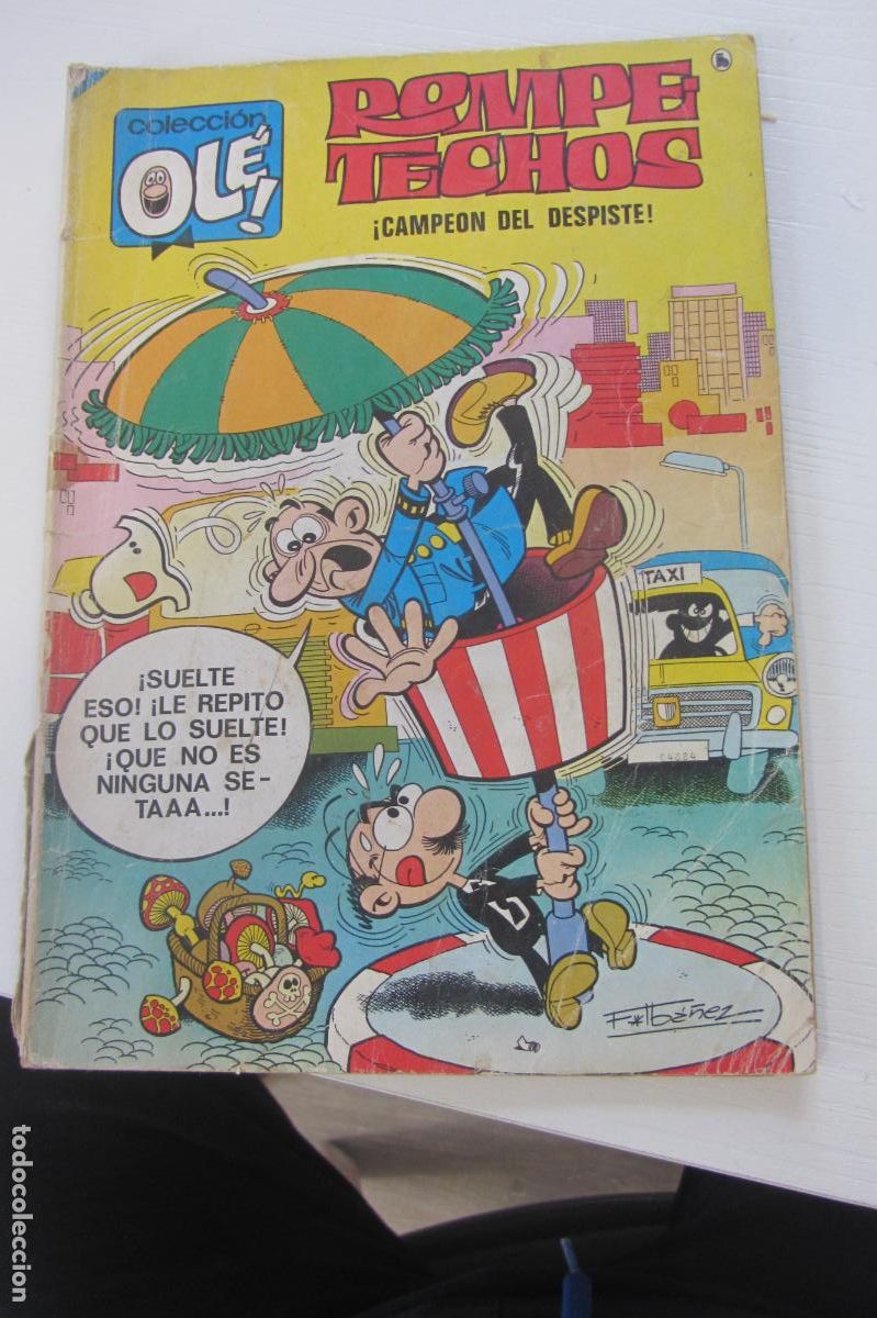 Tebeos: COLECCION OL&Eacute; N&ordm; 36. ROMPETECHOS &iexcl;CAMPEON DEL DESASTRE! BRUGUERA 7&ordm; EDICION BRUGUERA arx86