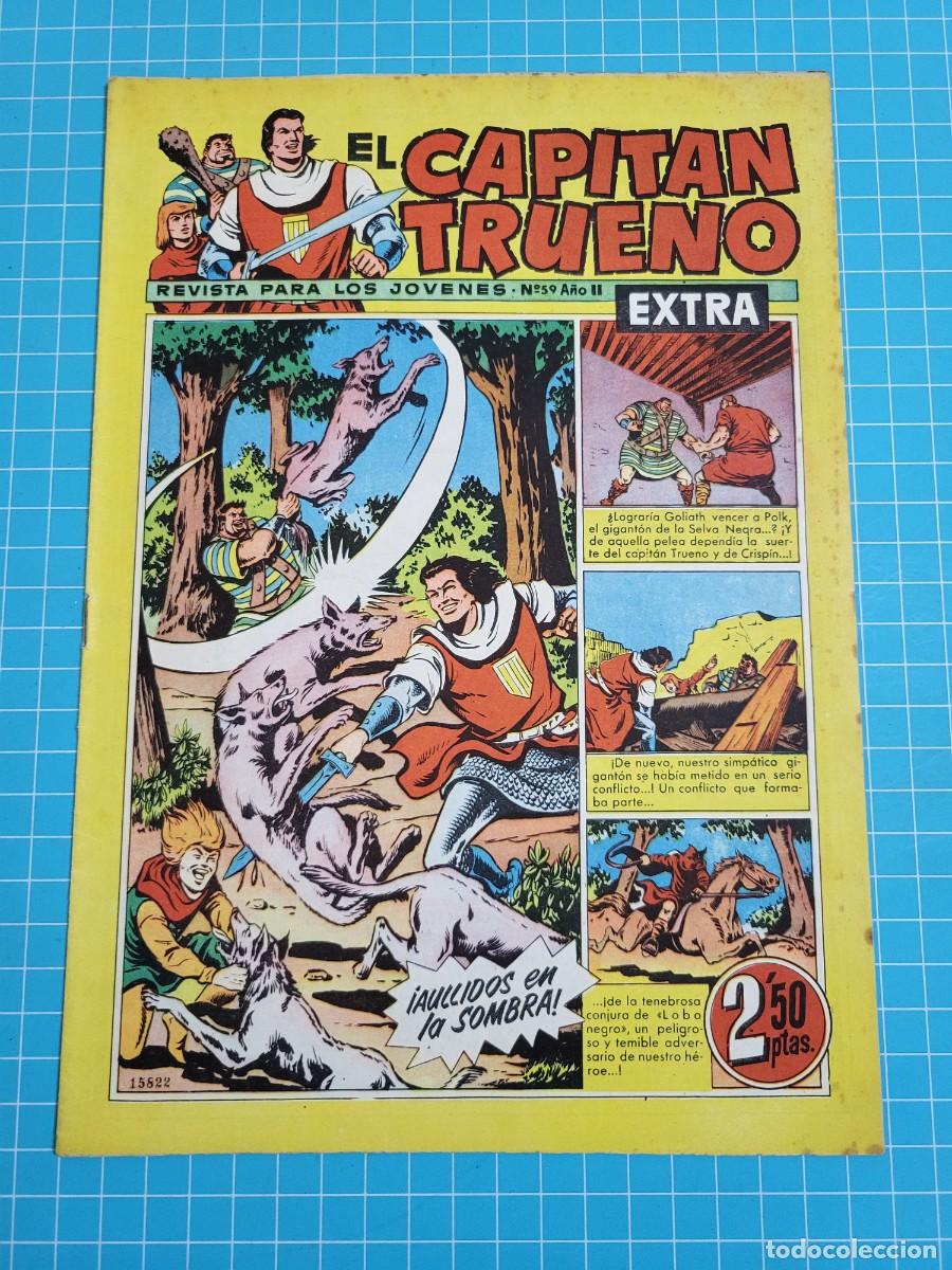 Tebeos: El capit&aacute;n trueno extra, N.&ordm; 59. Bruguera, 3 bolsa 2.