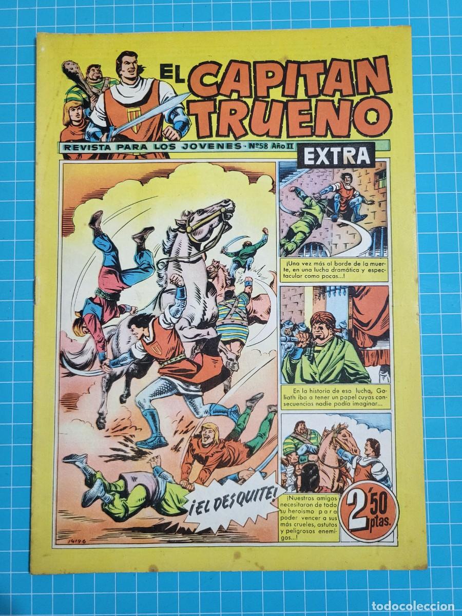 Tebeos: El capit&aacute;n trueno extra, N.&ordm; 58. Bruguera, 3 bolsa 2.