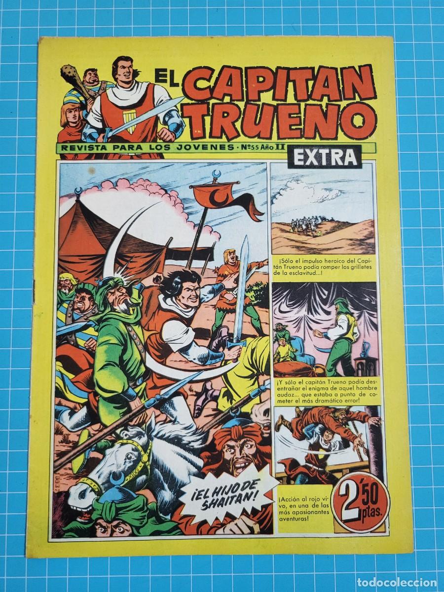 Tebeos: El capit&aacute;n trueno extra, N.&ordm; 55. Bruguera, 3 bolsa 2.