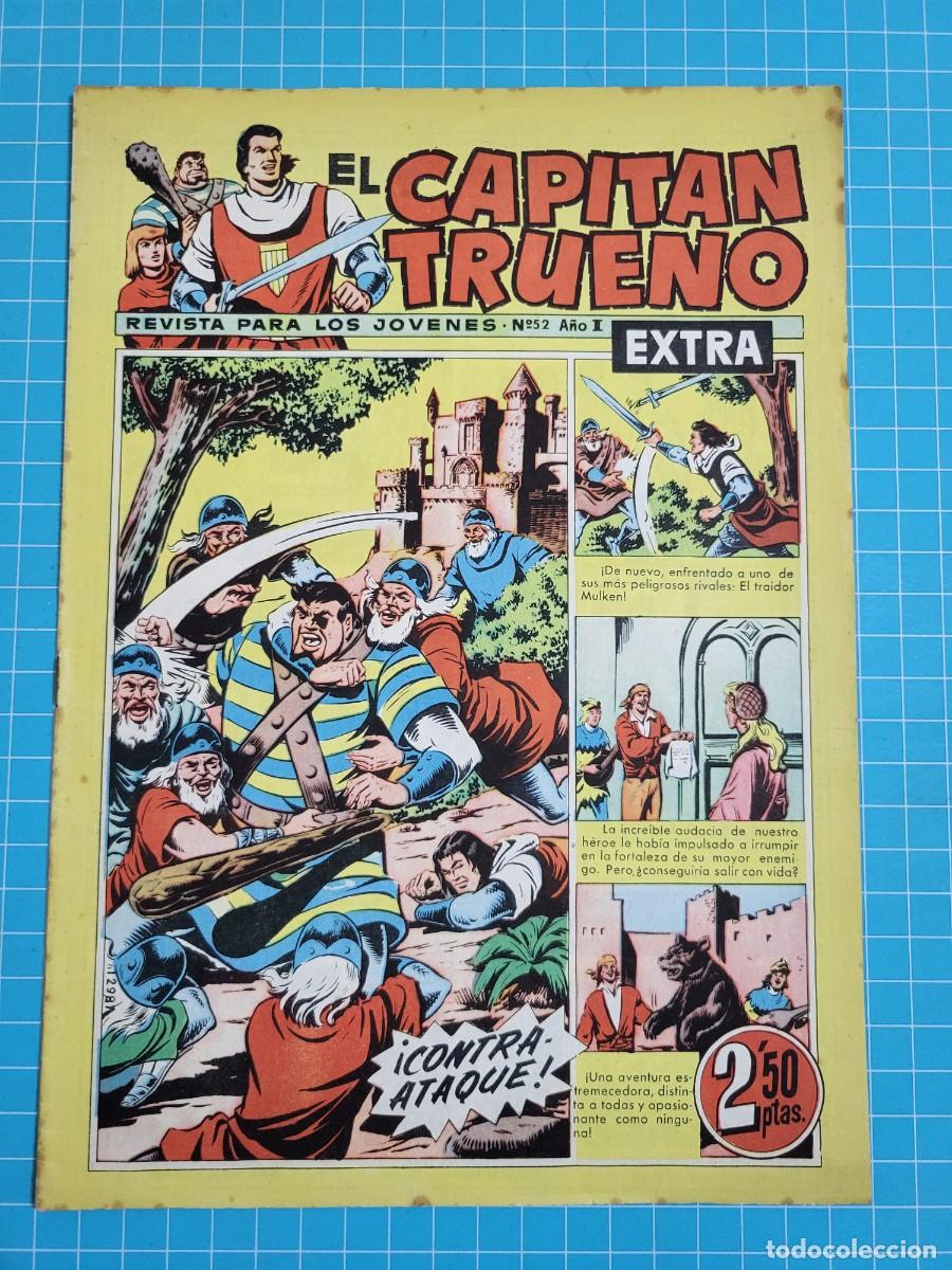 Tebeos: El capit&aacute;n trueno extra, N.&ordm; 52. Bruguera, 3 bolsa 2.