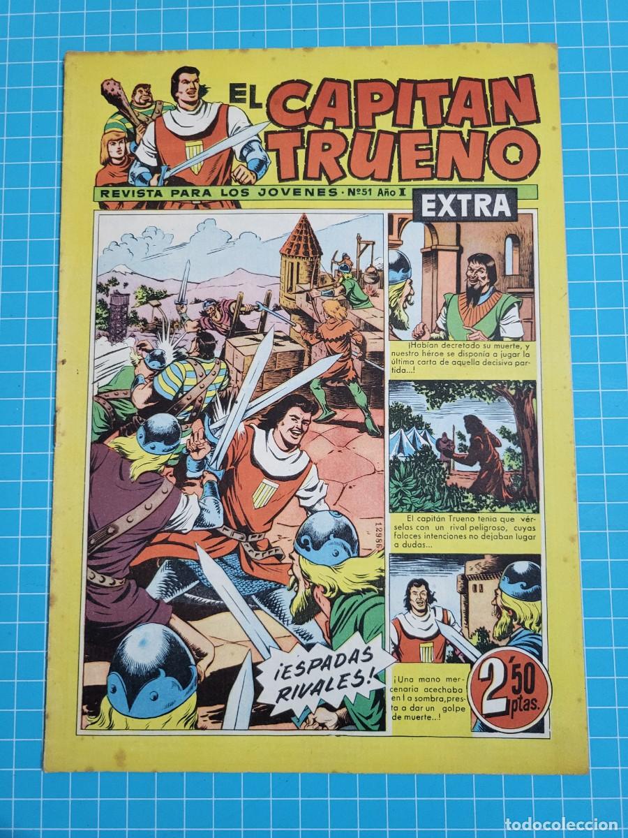 Tebeos: El capit&aacute;n trueno extra, N.&ordm; 51. Bruguera, 3 bolsa 2.