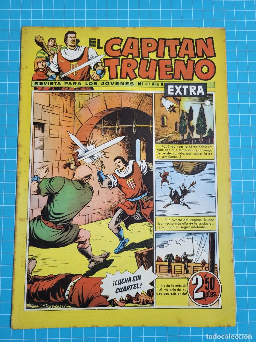 Tebeos: El capit&aacute;n trueno extra, N.&ordm; 50. Bruguera, 3 bolsa 2.