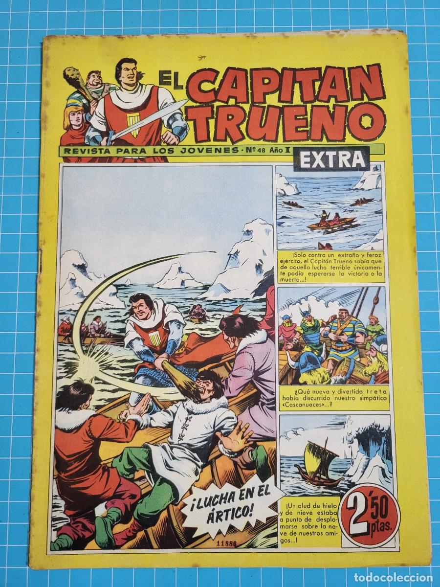 Tebeos: El capit&aacute;n trueno extra, N.&ordm; 48. Bruguera, 3 bolsa 2.