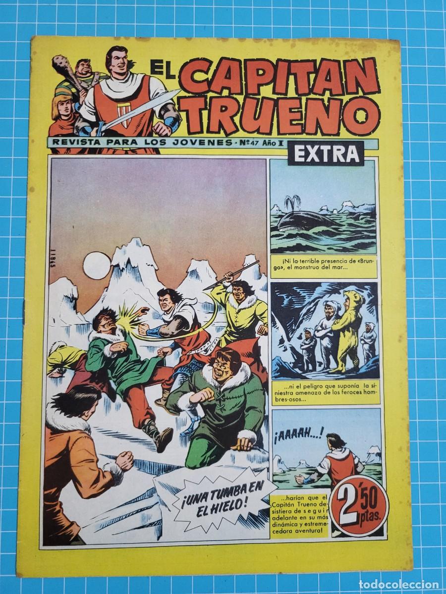 Tebeos: El capit&aacute;n trueno extra, N.&ordm; 47. Bruguera, 3 bolsa 2.