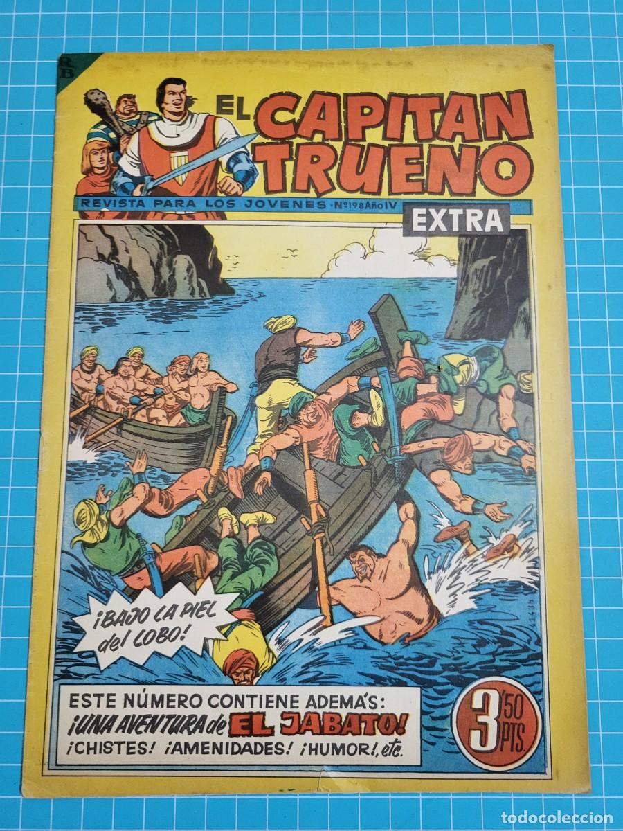 Tebeos: El capit&aacute;n trueno extra, N.&ordm; 198. Bruguera, 3 bolsa 2.