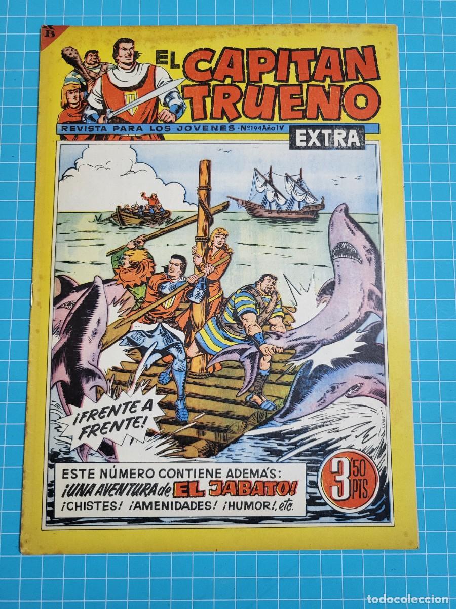 Tebeos: El capit&aacute;n trueno extra, N.&ordm; 194. Bruguera, 3 bolsa 2.